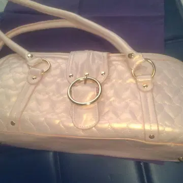 퀼팅 핑크 핸드백