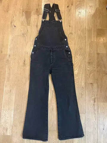 RHvintage 블랙 데님 살로펫