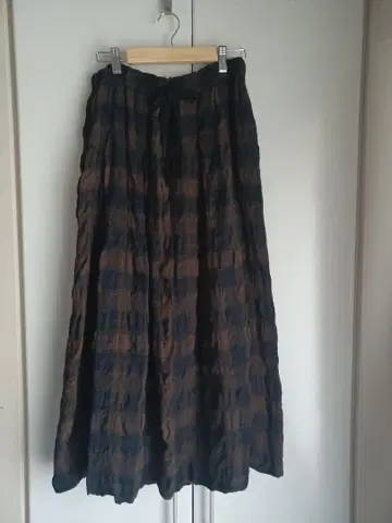 ina 울 체크 스커트