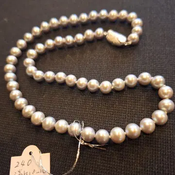 실버 펄 목걸이