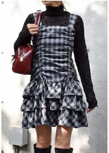 FUN 셔링 미니 원피스