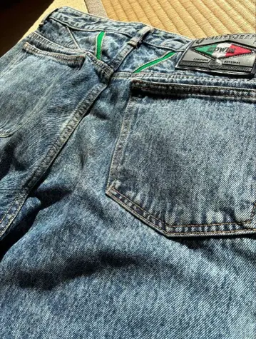 EDWIN 스트레이트 청바지 블루 W81 H101