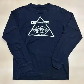 24AW 사카이 곤즈 레이어드 블랙 로고 GOOD VIBES