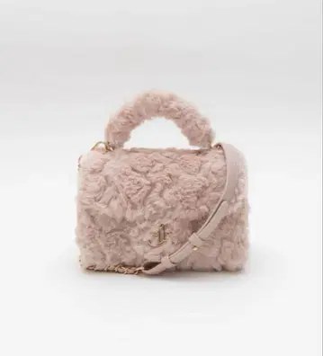 RANDA 2WAY 모노그램 부품 퍼 백 핑크