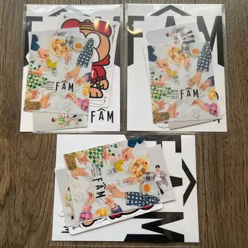 timelesz FAM 스티커 세트 3 (회장 한정판 없음)