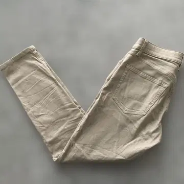미사용급 유니클로 UNIQLO EZY 청바지 베이지 S사이즈