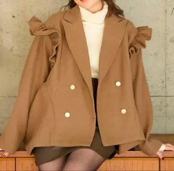 myu 호박 코트 브라운 미사용 새상품