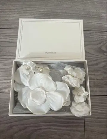 올가블랑 플라워 모티브 귀찌 세트