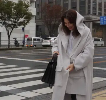 etretokyo 에트레토쿄 리버 후드 코트 그레이