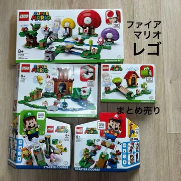 레고 마리오 6종 세트 묶음 판매 5상자 + 파이어 마리오 LEGO