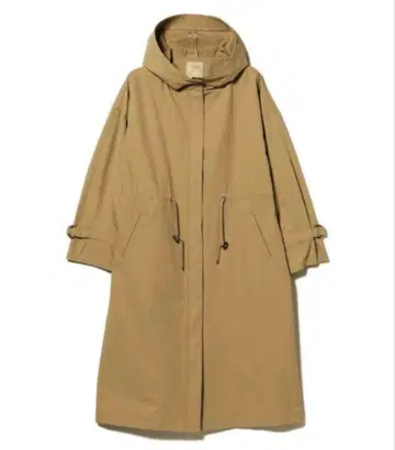 베이지 트렌치코트 폴리에스테르 100%