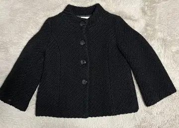 [ 새상품급 ] Spick&Span 블랙 울 숏코트