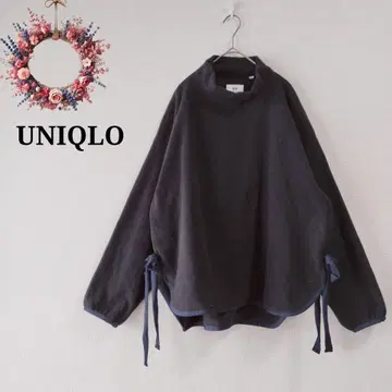 [ 빅 사이즈 XL ] 유니클로 플리스 오버사이즈 모크넥 풀오버