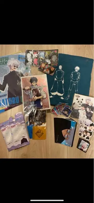 주술회전 굿즈 세트 코믹스 DVD 외