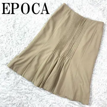 EPOCA 에포카 밑단 플레어 스커트 베이지 ITL40 B8077