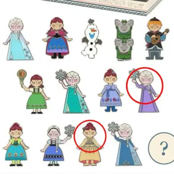 [ 안나/엘사 ] 핀 배지 디즈니씨 판타지 스프링스