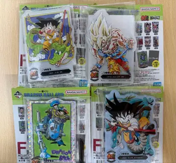 드래곤볼 제일복권 40주년 F상 ACLLECT 4종