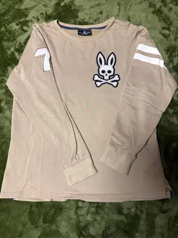 Psycho Bunny 베이지 긴팔 티셔츠