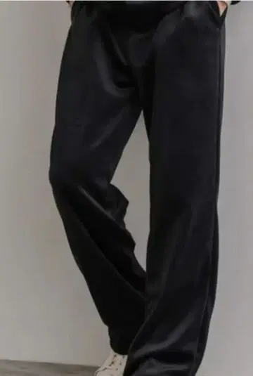 EDIFICE 블랙 벨로아 팬츠 S