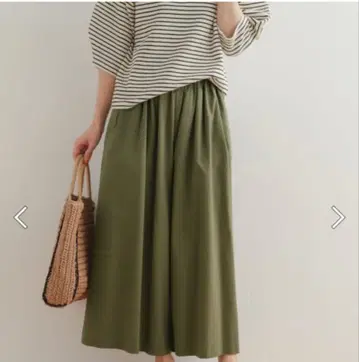 새상품급 어반 리서치 도어스 레이온 코튼 개더 와이드 팬츠