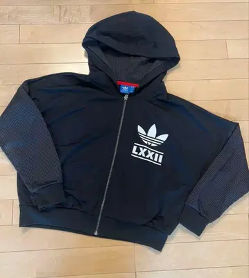 레어 adidas LXX I I 후드 부착 저리 블랙 M