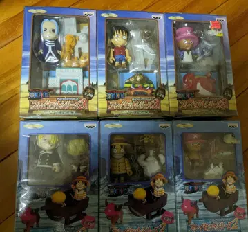 원피스 ONE PIECE 플레이 세트 시리즈 3과 2 6개 세트