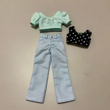 리카짱 캐슬 차분한 상의&팬츠 드레스 세트