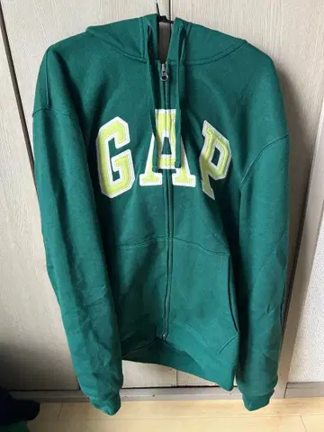 새상품급 GAP 그린 집업 후드티