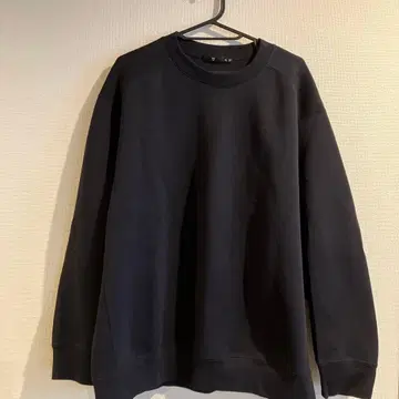 +J 블랙 XL 크루넥 트레이닝복 네이비색