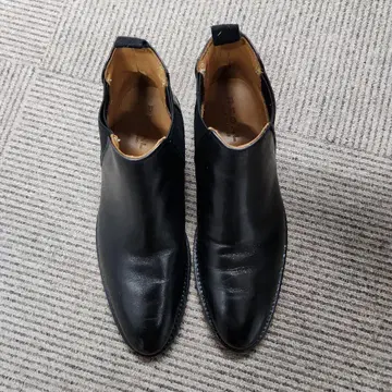 블랙 사이드 고어 부츠 25cm