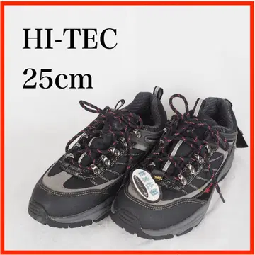 O6494 새상품 HI-TEC 트레킹 슈즈 25cm 블랙