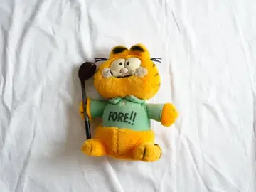 빈티지 가필드 봉제 인형 골퍼 레어 80s