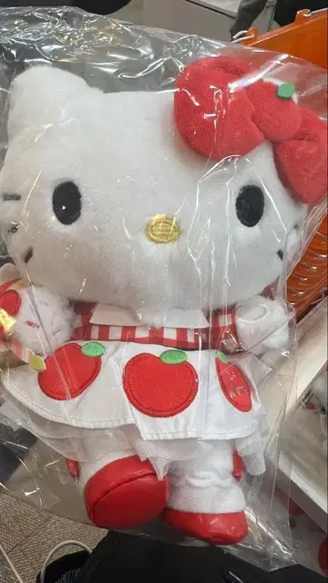 산리오 헬로키티 에뚜왈 에그리오트 콜라보 봉제 인형