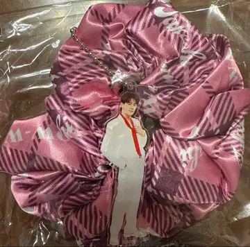 무카이야마 타케시 아크릴 키링 포함 스크런치