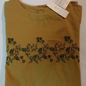 택 포함 미사용 새상품 원피스 자수 SELFSERVICE 셀프 서비스 면