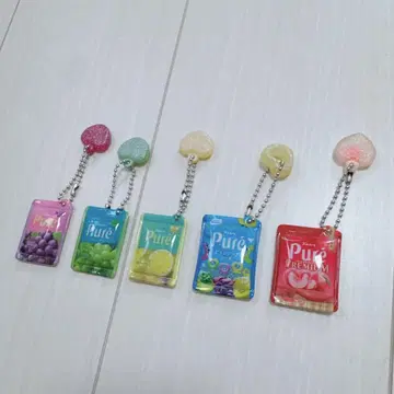 5종 세트 퓨레 구미 가챠가챠