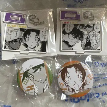 명탐정 코난 코난랜드 공식 앱 캔뱃지 아크릴 스탠드 헤이지 카즈하 나가노