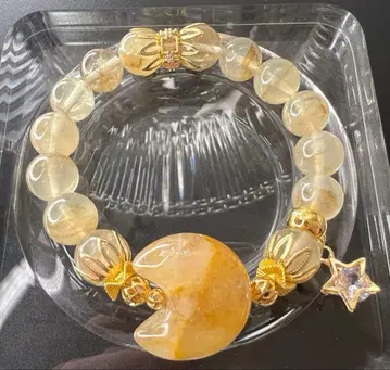 레몬 쿼츠 문 팔찌