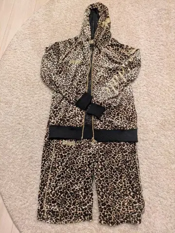 LONSDALE 레오파드 무늬 셋업 M 사이즈