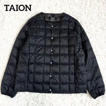 새상품급 타이온 TAION 퀼팅 블루종 블랙 XL