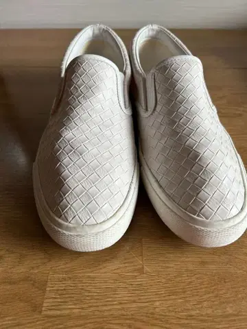 BEAMS 화이트 슬립온 XL