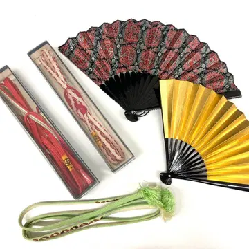 [ 마츠자카야 ] 허리띠 세트 부채 포함