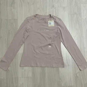 캘빈클라인 롱 T 핑크