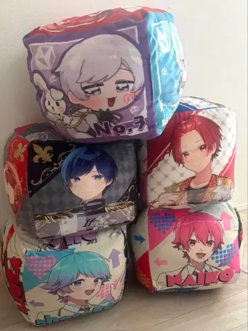 이레귤러 다이스형 쿠션 5세트