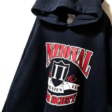 길단 내셔널 오너 소사이어티 후드 맨투맨 블랙 L 구제 의류