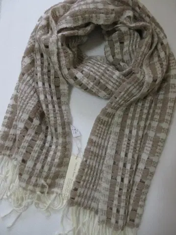 (O-33-3) NATURAL BASIC KAWABE 캐시미어 머플러