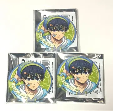 블루 록 데코레이티브 팝 트레이딩 캔뱃지 이사기 요이치 3개 세트