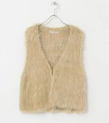 퍼 니트 베스트 KBF 베이지