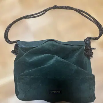 90's DONNA KARAN 숄더백 다크 그린