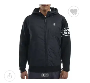 Admiral 남성용 니트 후드티 ADMA289 블랙 L 사이즈